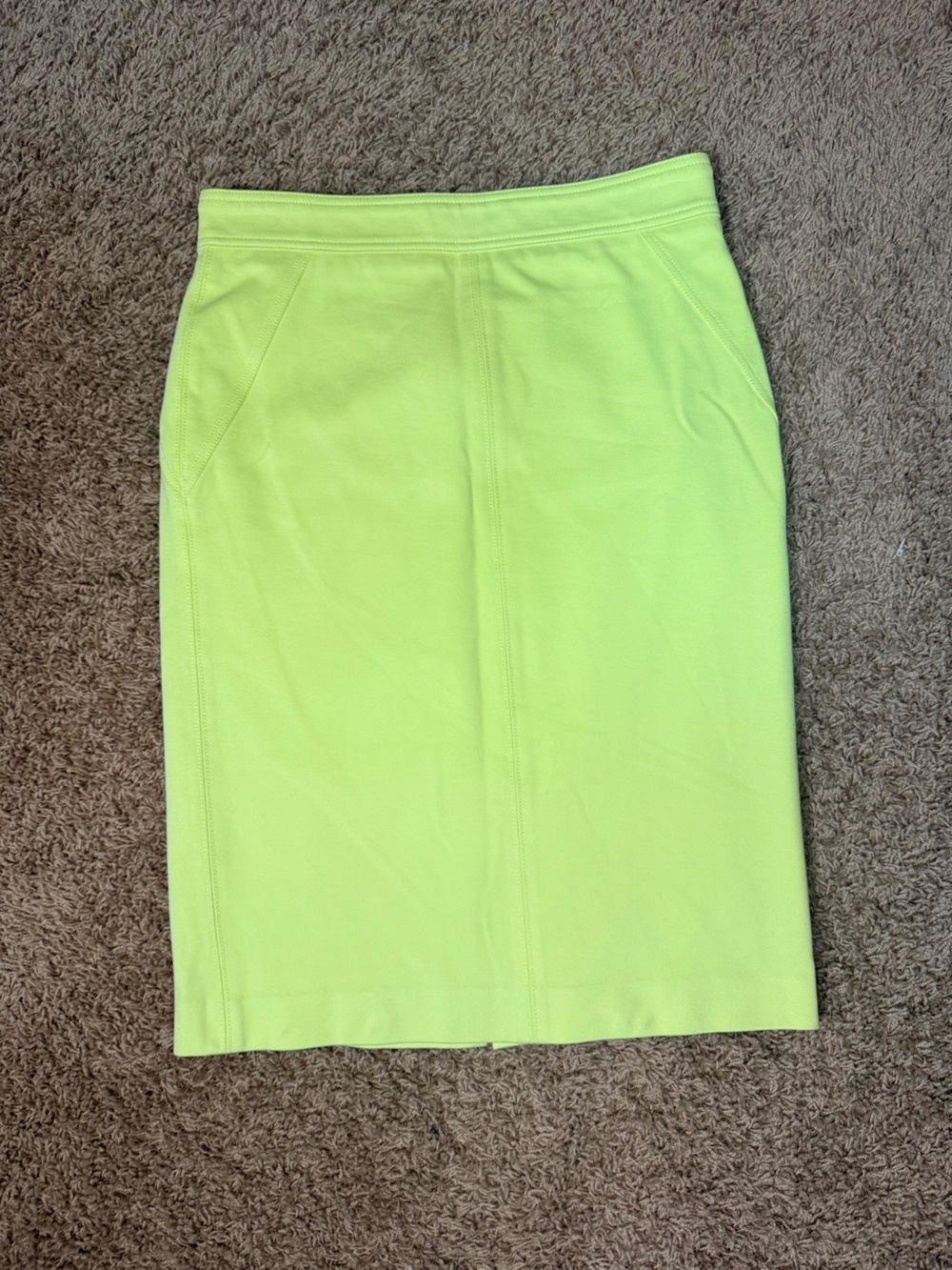 Ann Taylor Neon Yellow Women’s Size 6 Pencil Skirt Career Office Work
